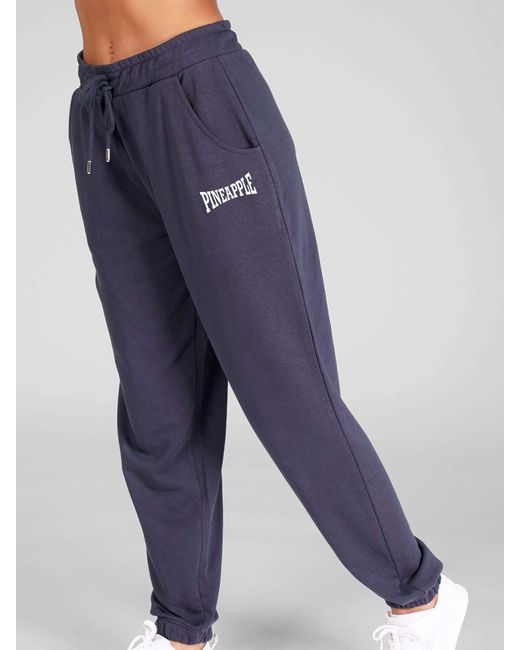 Pineapple Blue Oversized Pocket Cuffed Joggers
