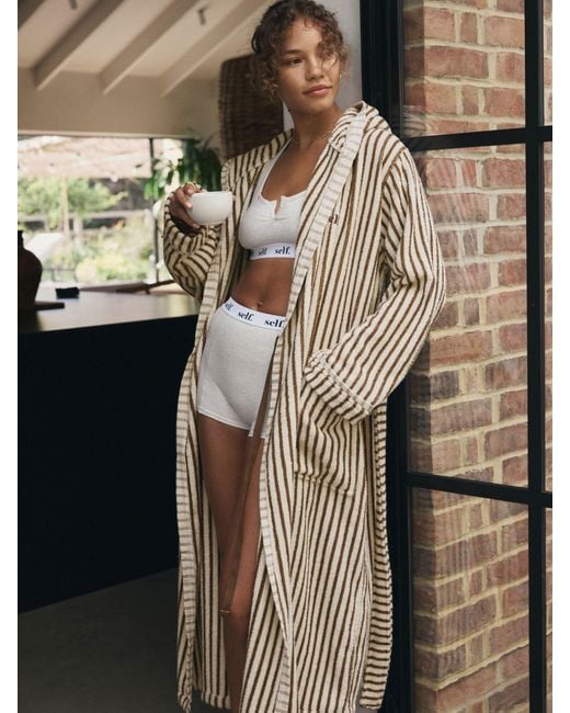 Self Natural Towelling Robe