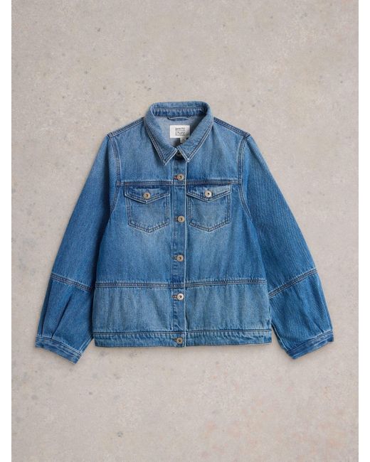 White Stuff Blue Camille Denim Jacket