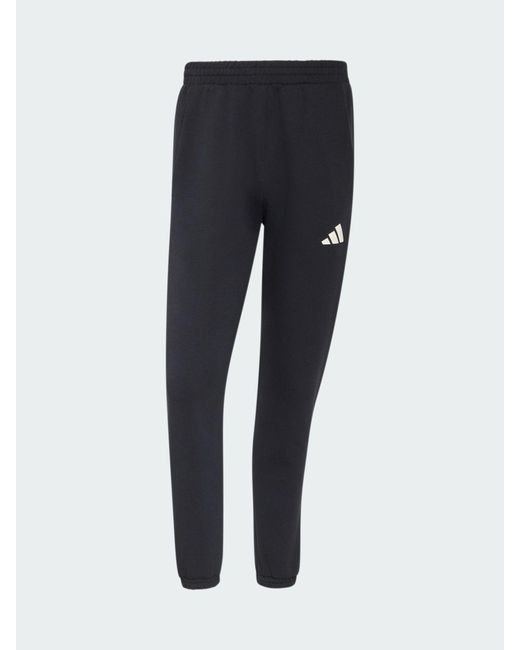 Adidas Blue Stadium Small Logo Joggers for men