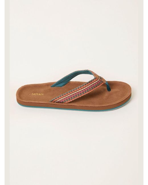 FatFace Brown Fatface Somerton Flip Flop