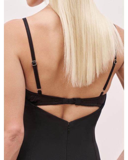 because of alice black dress Strapless Peplum Maxi Dress main image 0