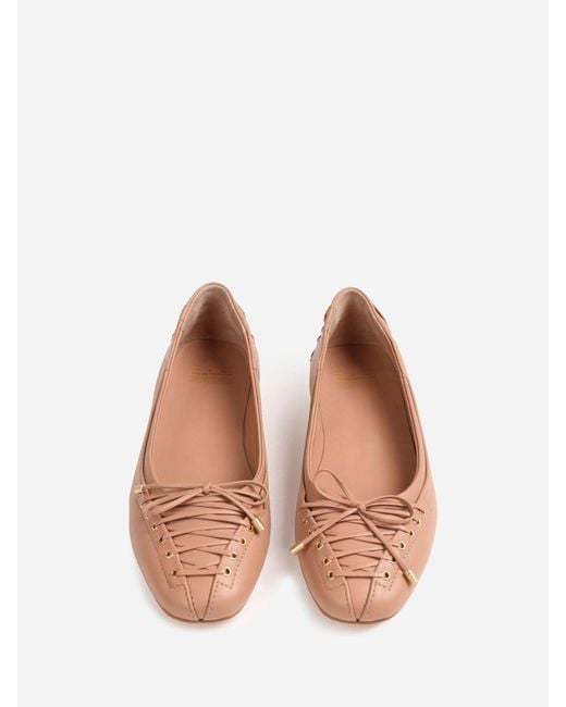 Bronx Pink Serajaa Leather Loafers