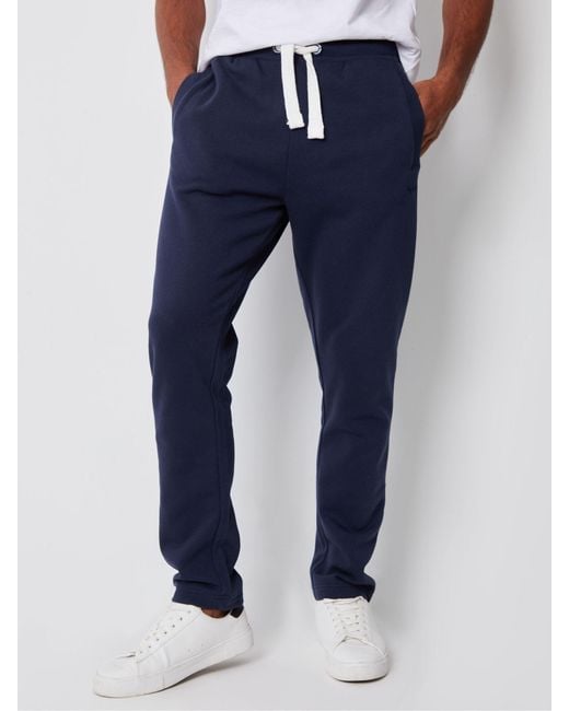 Threadbare Blue Straight Leg Joggers for men