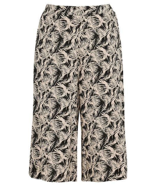Evans Multicolor Linen Culottes