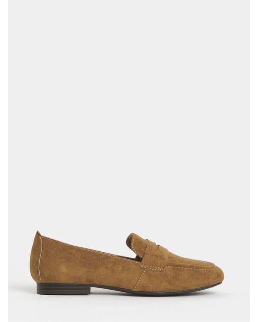 JD Williams Brown Weicher Loafer Mit Eckiger Zehenpartie