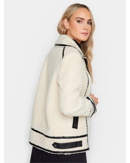Long Tall Sally Black Borgjacke Mit Durchgängigem Reißverschluss