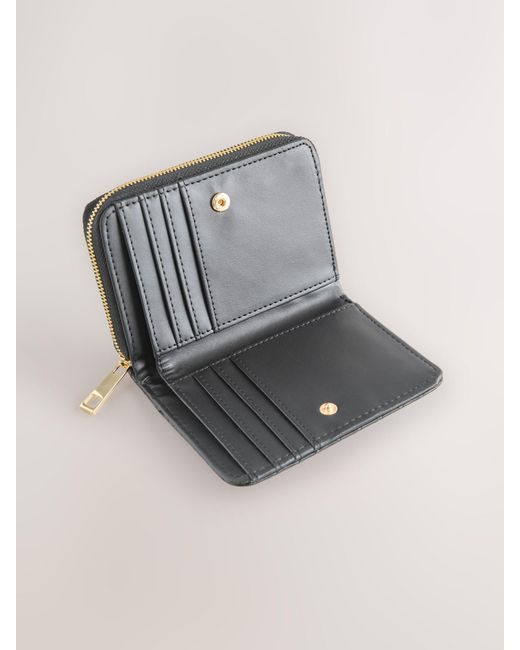 Next Gray Weave Midi Purse
