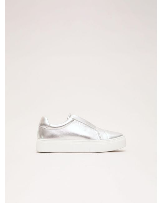 Phase Eight Natural Leather Trainers