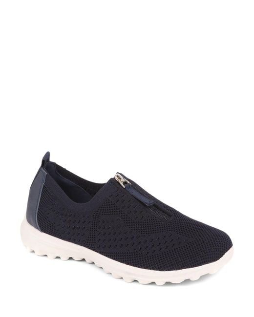Pavers Blue Memory Foam Trainers