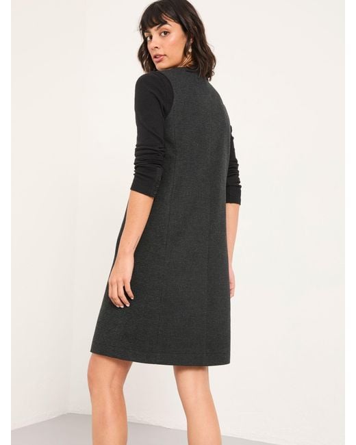 FatFace Blue Fatface Binny Tweed Pinny Mini Dress