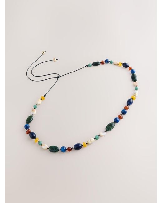 Next Natural Beaded Rope Belt