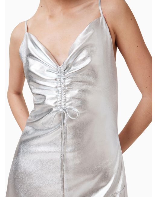 AllSaints White Allsaints Alexia Kleideu 40 (Uk 12)