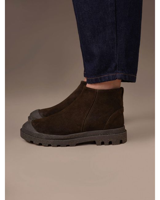 Celtic & Co. Blue Toe Cap Ankle Boots
