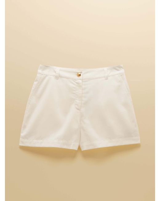 Joules Natural Buttoned Tailored Short
