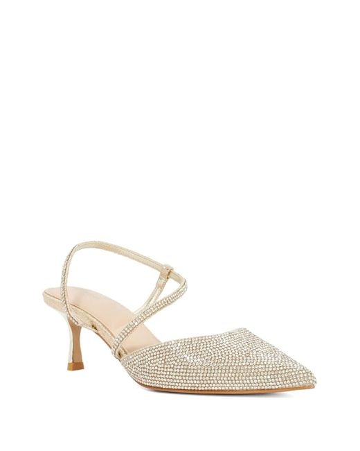 Dune White Competitives Slingbacks