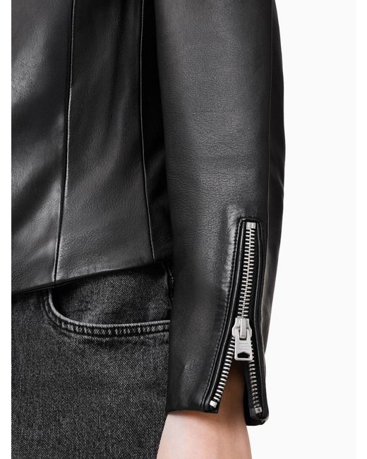 AllSaints Black Allsaints Rayna Biker Jacket
