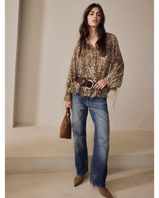 BHOEM Natural Buttoned Blouse