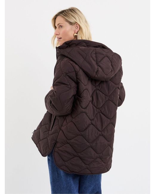 JD Williams Blue Short Quilted Jacket