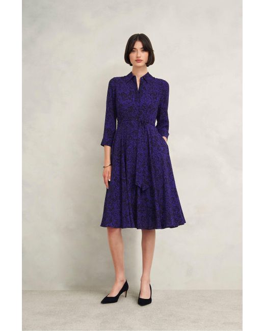 Hobbs Blue Lainey Kleid38