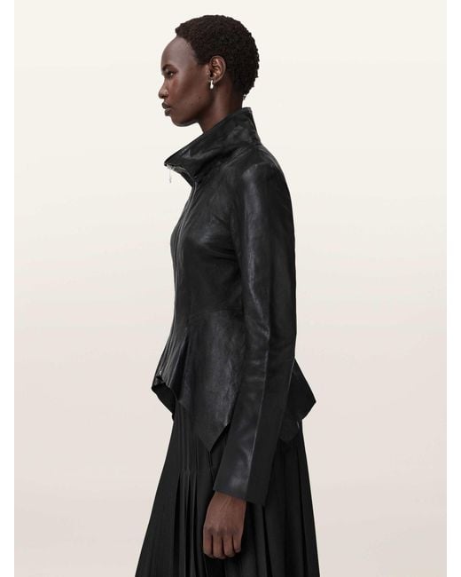 AllSaints Black Allsaints Grace Biker Jacket