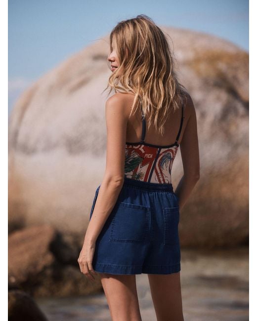 Next Blue Pull On Shorts