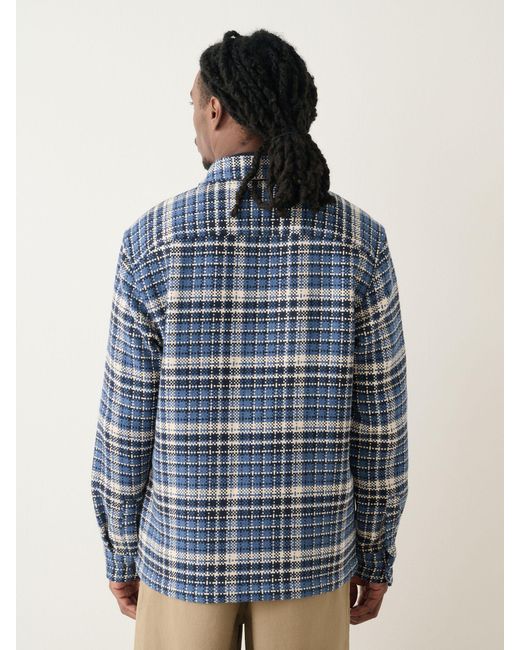 Next Blue Check Shacket for men
