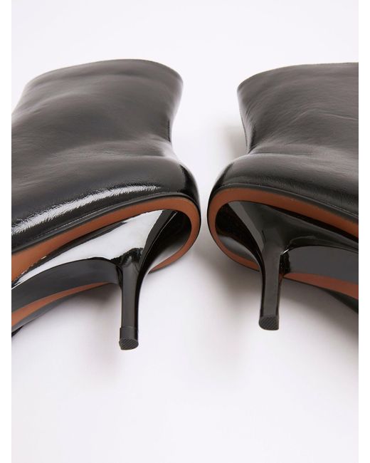 River Island Black Point Toe Heeled Ankle Boots