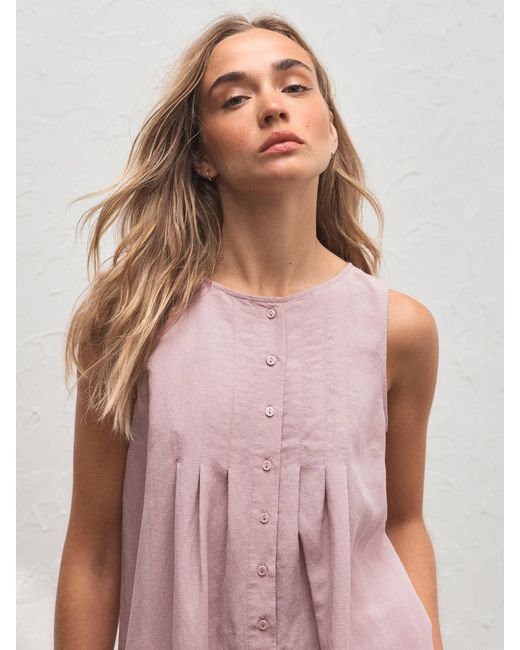 Next Pink Studio Pleated Playsuit