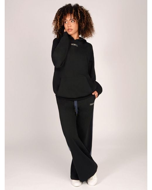 Pineapple Black Oversized Hoodie