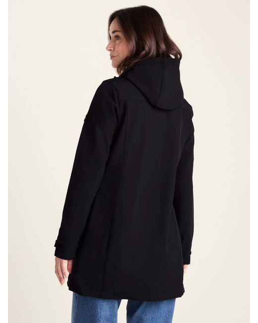 TOG24 Black Tog 24 Long Keld Shower Resistant Hooded Softshell Jacket