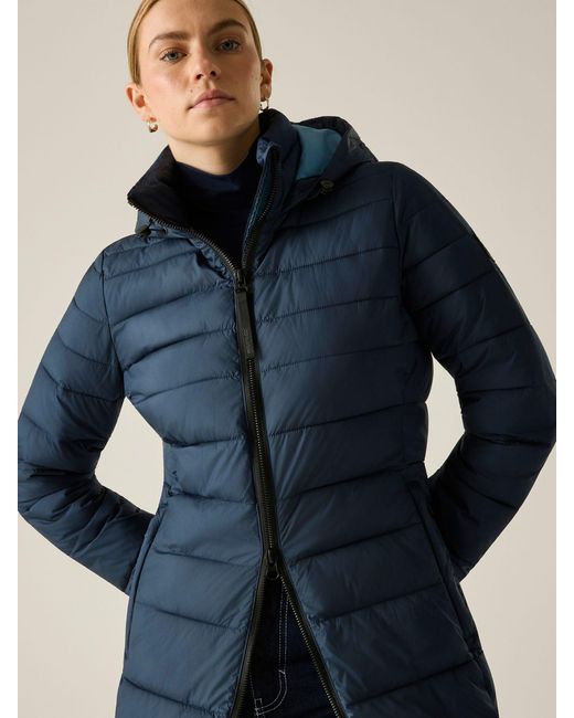 Regatta Blue Amara Baffled Jacket