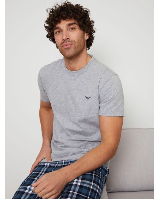 Threadbare White Dark Pyjamas Set for men