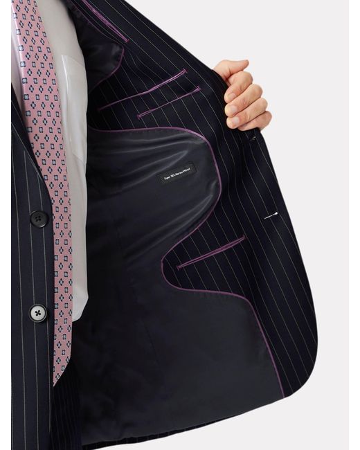 Brook Taverner Blue Suit Jacket for men