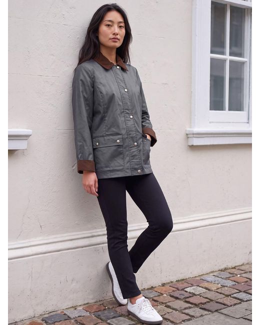 Roman Gray Petite Showerproof Coat
