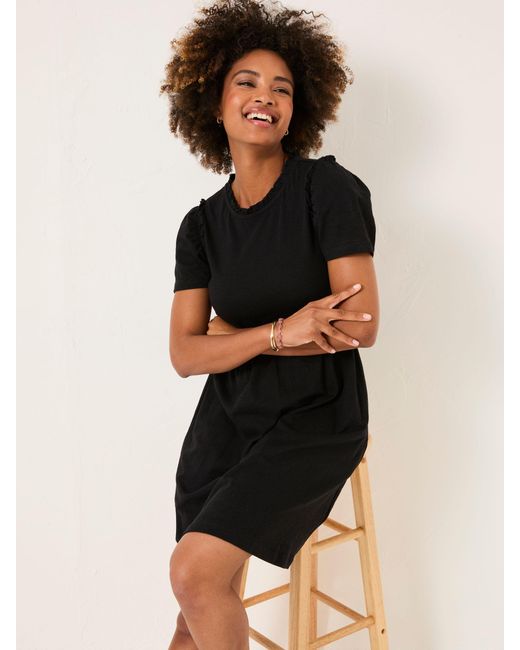 FatFace Black Fatface Josie Jersey Mini Dress