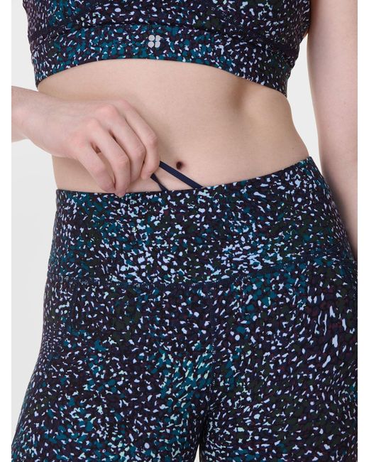 Sweaty Betty Blue Power 6 Biker Shorts