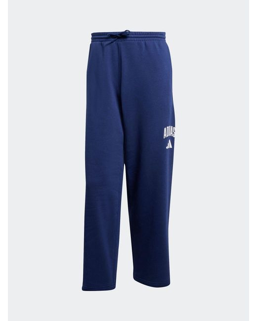 Adidas Blue Collegiate Joggers for men