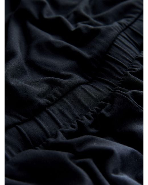 Next Blue Ruched Waist Jersey Jumpsuit