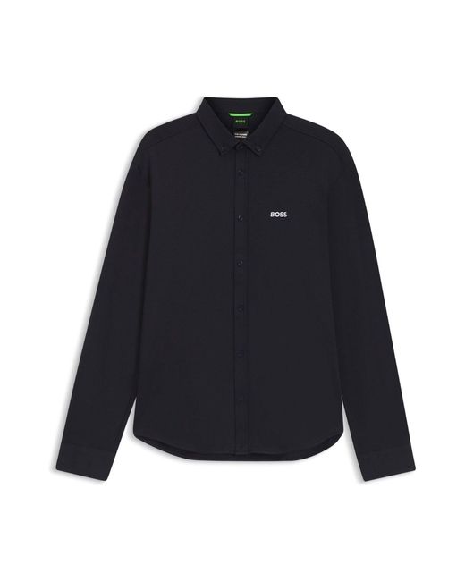 Boss Blue Motion Regular-Fit Long Sleeve Shirt for men