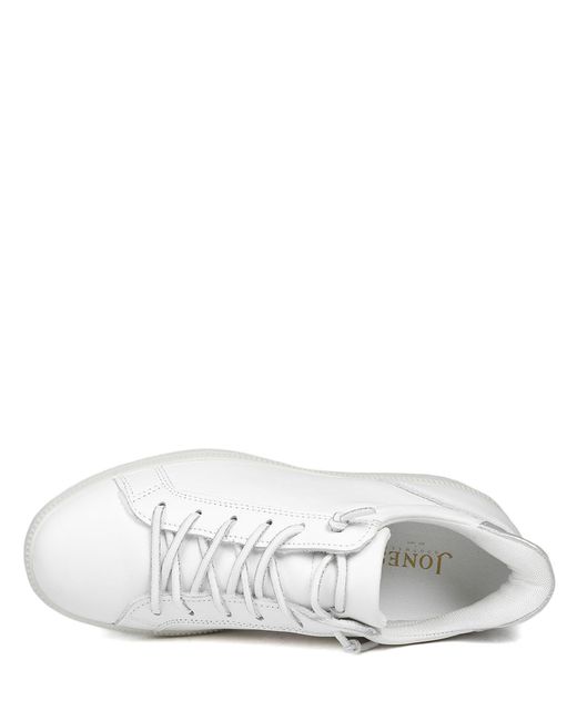 Jones Bootmaker White Jones Bootmaker Ainsley Leather Trainers