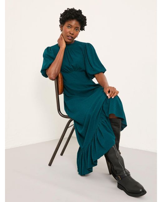 FatFace Green Fatface Mila Midi Dress