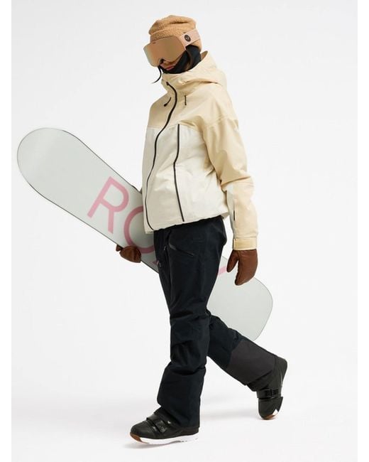 Roxy White Ice Bounded Technical Snow Jacket