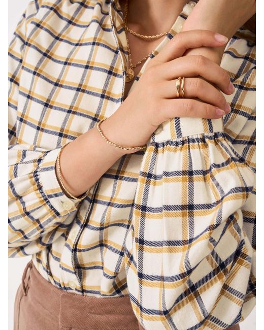 Crew Natural Tabitha Flannel Blouse