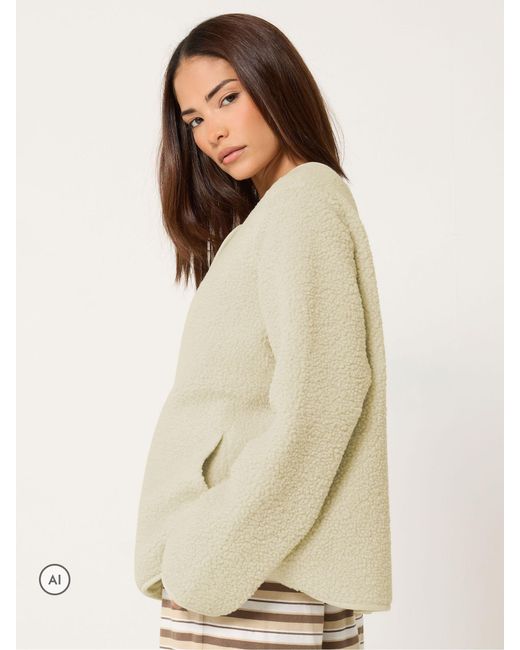 PixieGirl Petite Natural Borg Jacket