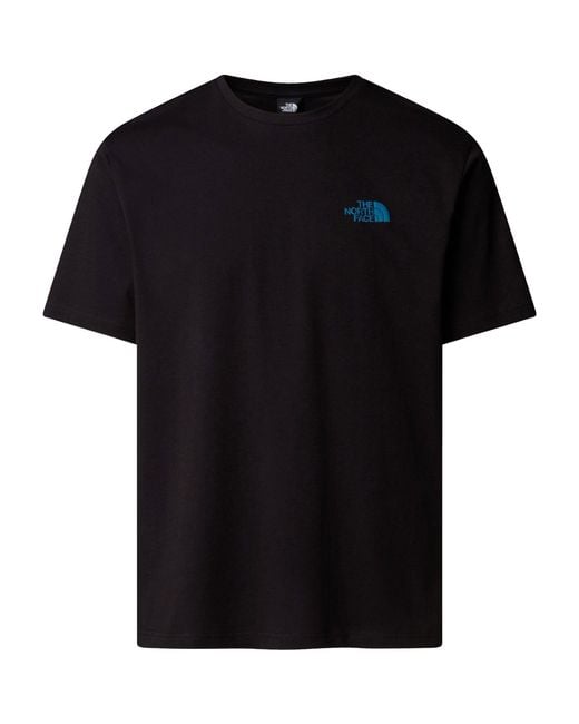 The North Face Black Nse Slopes Graphic Relaxed Fit T-Shirt for men