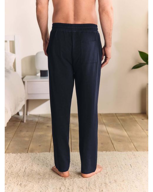 Next Blue Open Regular Fit Loopback Soft Touch Joggers for men