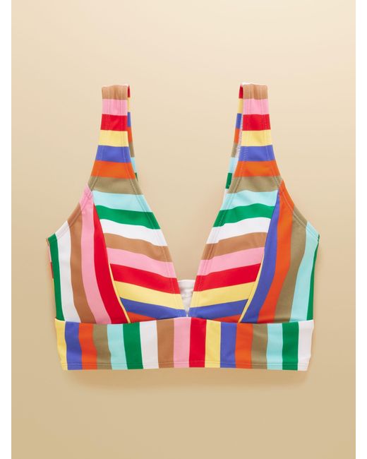Joules Multicolor Panel Bikini Top