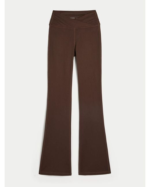 Hollister Natural Gilly Hicks Recharge Wrap Bootleg Leggings