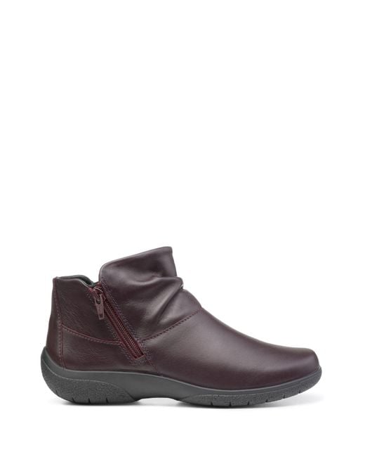 Hotter Purple Murmur Stiefel Mit Reißverschluss